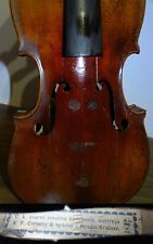 Violino ATTIC FOUNDING 3/4 rotulado V. F. ČERVENÝ (Nº. 395) - 100-130 anos! comprar usado  Enviando para Brazil