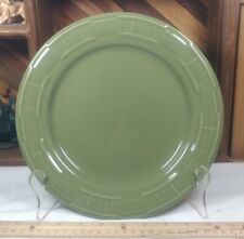 Used, Longaberger Pottery Woven Traditions Sage Green 10" Dinner Plate for sale  Shipping to South Africa