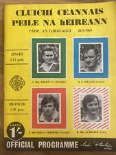 Gaa programmes 1969 for sale  Ireland