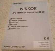 Nikon manuale istruzioni usato  Valenzano