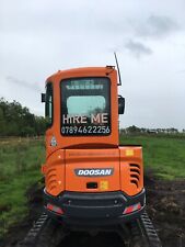 Mini And Micro Digger HIRE Flail, Grab, Post Knocker, Hammer Buckets Mini Loader, used for sale  Shipping to Ireland