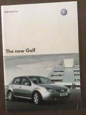 Golf mk5 brochure for sale  WEYMOUTH