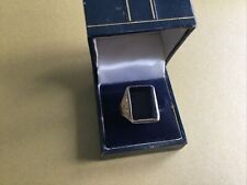 mens onyx ring for sale  STURMINSTER NEWTON