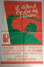 Affiche extrême gauche d'occasion  Paris XII