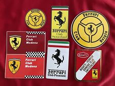 Ferrari club stickers d'occasion  Expédié en Belgium