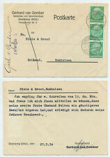 76946 - Postkarte Gerhard van Gember, Samenbau - Rheinberg 27.3.1934 comprar usado  Enviando para Brazil