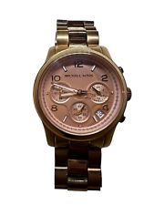 Relógio Michael Kors Runway feminino cronógrafo data tom dourado MK-5128 comprar usado  Enviando para Brazil