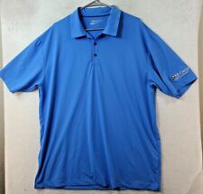 Camisa polo Nike Golf para hombre XL azul McDavid Honda of Irving logotipo manga corta   segunda mano  Embacar hacia Argentina