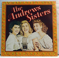 Andrews sisters greatest for sale  LEEDS