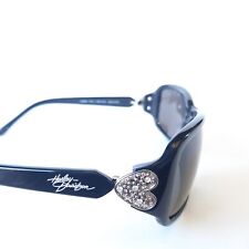 Usado, Óculos de sol feminino Harley Davidson HDX 808 preto-3 60-16-125 óculos com estojo B6 comprar usado  Enviando para Brazil