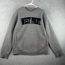Used, Pressbox West Point Sweatshirt Mens XL Gray 3D Spell Out Pullover Quilted for sale  Shipping to South Africa