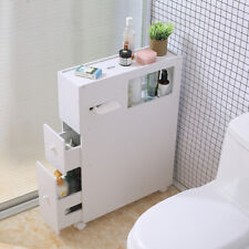 white bathroom storage shelf for sale  Chino