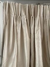 gold silk curtains for sale  LIVERPOOL