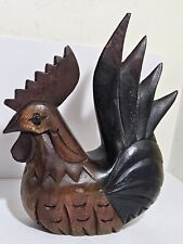 Handcrafted wooden rooster for sale  Roxboro