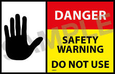 Gas safe danger for sale  BASINGSTOKE