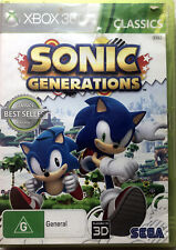 Sonic Generations - Microsoft XBox 360 Game & Manaul (PAL, 2004) comprar usado  Enviando para Brazil