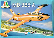Italeri 1:48 MB 326A IMPALA Trainer Aircraft Model Kit #2626 MB326A SACOS SELADOS, usado comprar usado  Enviando para Brazil