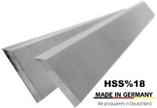 2 Stück Hobelmesser 320 x 18 x 3 mm HSS %18 Streifenhobelmesser comprar usado  Enviando para Brazil