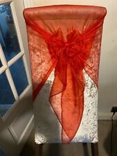Red sparkle organza for sale  LONDON
