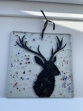 Glass stag head for sale  AUCHTERARDER