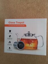 Minoant glass teapot for sale  LEICESTER