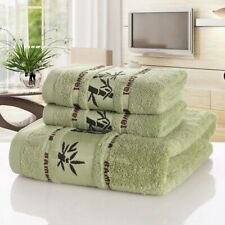 Conjuntos de toalhas de fibra de bambu casa banho adultos rosto grosso absorvente banheiro luxo comprar usado  Enviando para Brazil