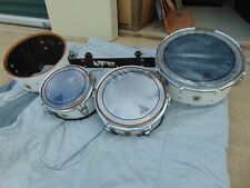 TAMBORES LUDWIG MARCHING QUADS - 13" 12" 10" 8" - BLANCO segunda mano  Embacar hacia Argentina