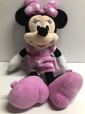 * Boneca de pelúcia rosa Minnie Mouse autêntica Disney 18” bicho de pelúcia comprar usado  Enviando para Brazil