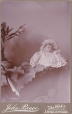 CABINET CARD JOHN BRUCE LAURENCEKIRK STUDIO BABY IN PRAM for sale  Shipping to South Africa