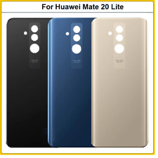 Per Huawei Mate 20 Lite vetro posteriore adesivo batteria cover posteriore sostituzione usato  Spedire a Italy