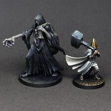 Painted Bloodborne Board Game Miniatures Lot of 2 - Kirkhammer Hunter + Snatcher for sale  Shipping to South Africa