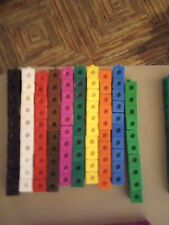 100 unifix Interlocking Counting Linking Cubes Snap Blocks Math Manipulatives for sale  Shipping to South Africa