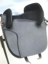 New Arrival Spanish Treeless Saddle Black Leather Adjustable Panel for sale  Shipping to South Africa