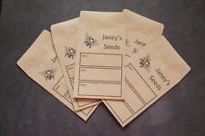 Personalised seed envelopes for sale  BIRMINGHAM