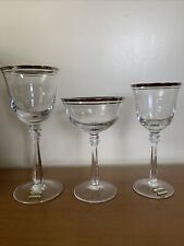 silver champagne goblets for sale  Paragould