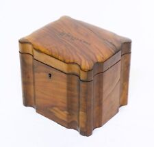 vintage wooden tea box for sale  WATFORD