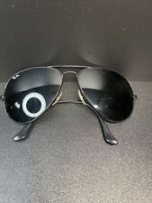 Ray Ban Italy RB3026 Aviator L 62[]14 Black Aviator Sunglasses 27D for sale  Shipping to South Africa