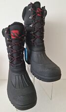 CAMPRI Mid Calf Snow Boots MENS Lace Up BLACK Size UK 7 EU 41 NEW for sale  Shipping to South Africa