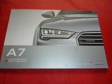 Usado, AUDI A7 S7 C7 Sportback 2.0 TFSI 3.0 TFSI 3.0 TDI quattro Prospekt Brochure 2015 comprar usado  Enviando para Brazil