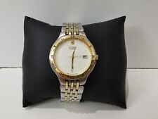 Citizen CQ relógio de dois tons com janela de data, pulseira original (5510-K08817CK) comprar usado  Enviando para Brazil