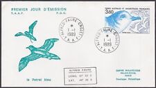 TAAF FRENCH ANTARCTIC TERR 1989 Bird : Blue Petrel FDC....................A4151c comprar usado  Enviando para Brazil