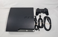 Consola Sony PlayStation 3 PS3 Slim CECH-2501B 320 GB con controlador negro, usado segunda mano  Embacar hacia Argentina
