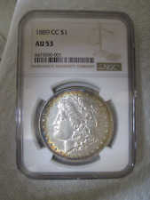 1889-CC AU-53 Morgan Silver Dollar $1 NGC  AU 53 for sale  Charlotte