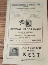 Bangor linfield 1959 for sale  NUNEATON