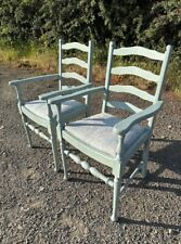ladder back carver chairs for sale  PETERBOROUGH