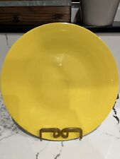 Plato de cena amarillo de 11" Trudeau melamina segunda mano  Embacar hacia Argentina