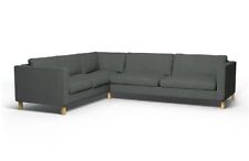 Genuine Cover ONLY - Ikea Karlstad Corner Sofa 2+3/3+2, Charcoal Grey 901.187.45, used for sale  Shipping to South Africa