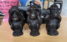 Three wise monkeys for sale  WIDNES