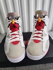 Nike Air Jordan 6 Retro Hare 2020 - Cinza Neutro/Branco/Verdadeiro Vermelho/Preto - Tamanho 9, usado comprar usado  Enviando para Brazil