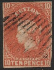 Ceylon 1857 10d for sale  PLYMOUTH